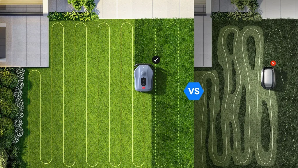 Storm robotfűnyíró nyírási szisztéma