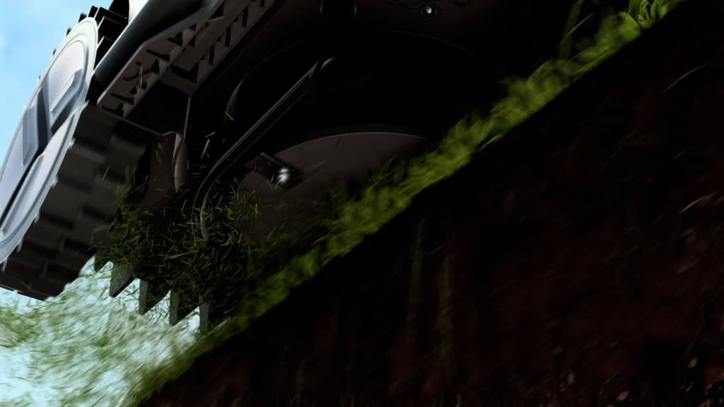 Terramow vezeték nélküli robotfűnyíró szegélynyírás